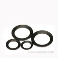 Knurling Lock Washer with black oxide